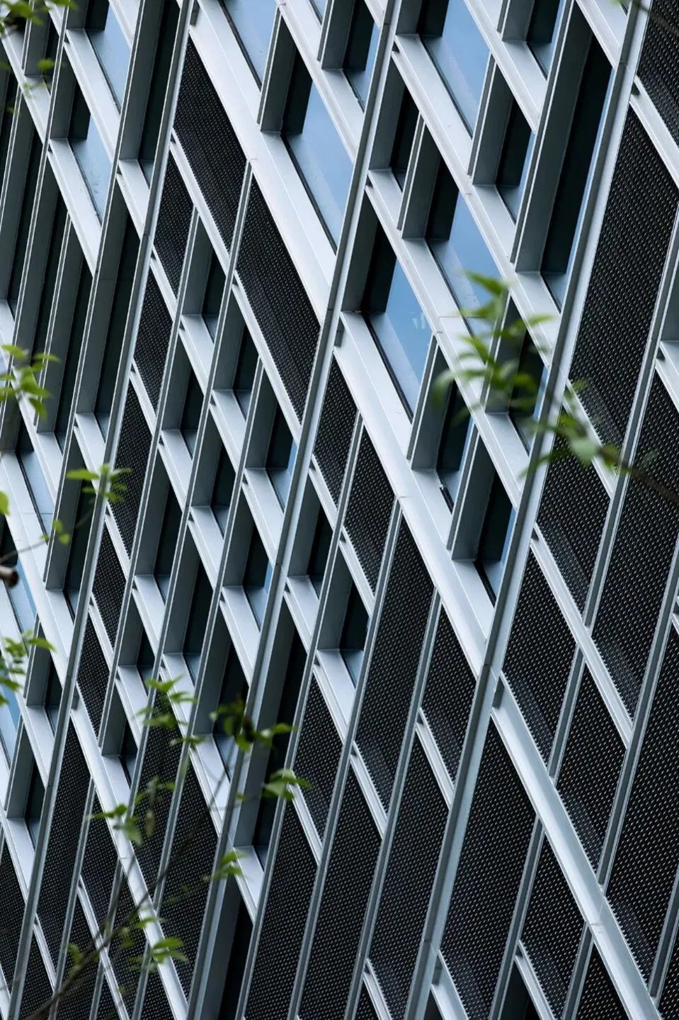 Durable Stylish Stable Outstanding Wind Resistance Aluminum Metal Glass Curtain Wall