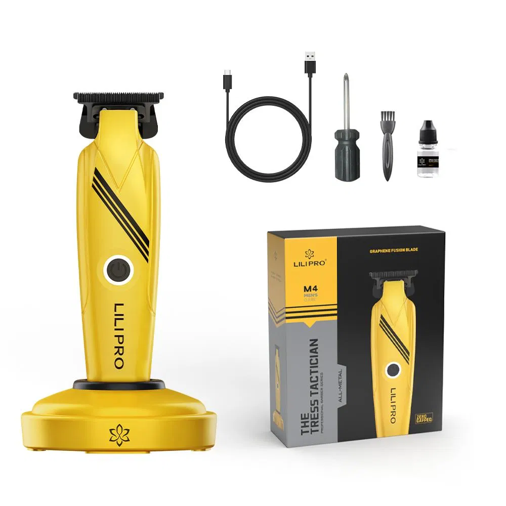 Lilipro M4 Aluminum Dlc Blade Hair Trimmer Hair Cutting Machine Salon Trimmers for Men Barber Supplies Tools Set