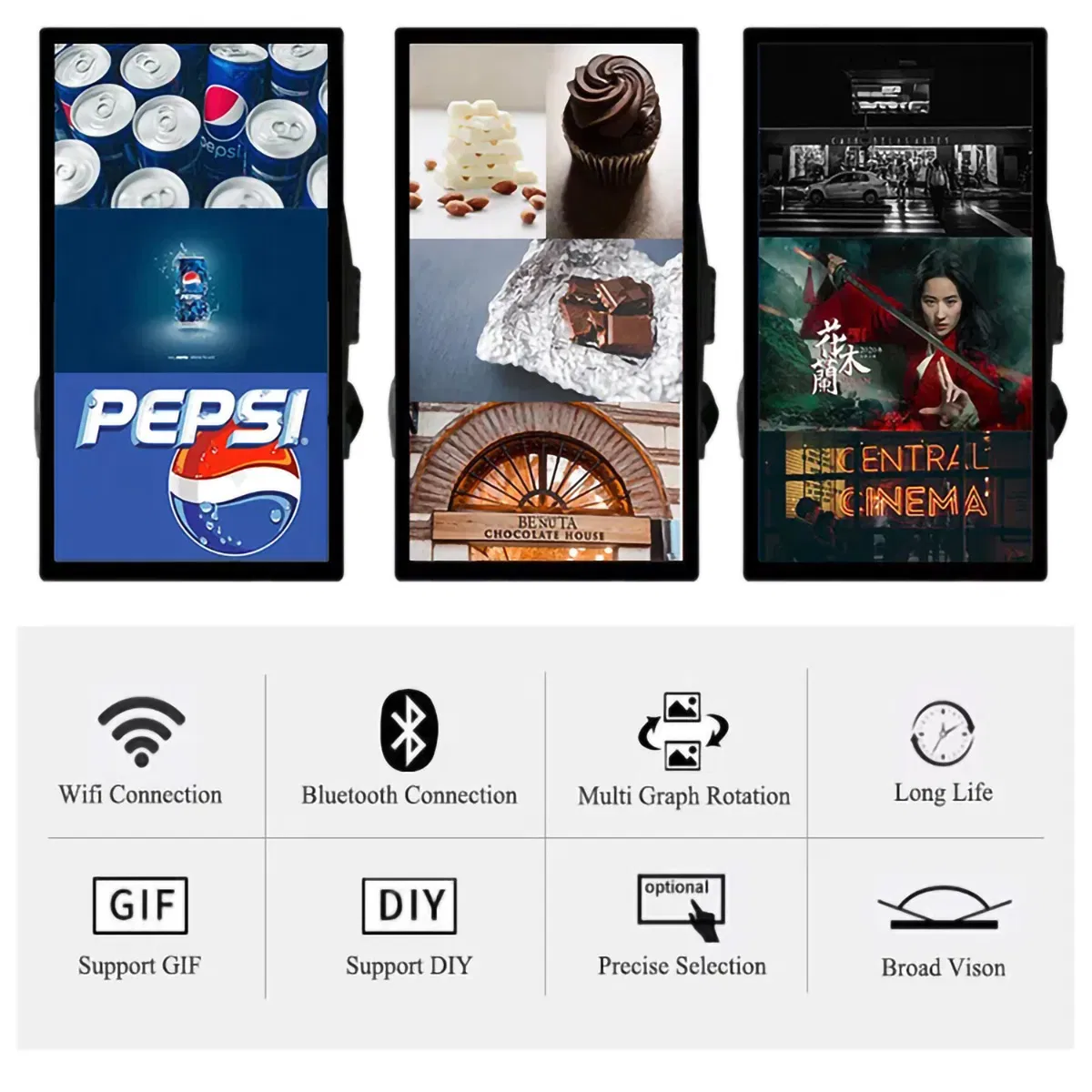 Portable LED LCD Billboard Backpack for Outdoor Advertising Marketing Digital Display 30000mAh Battery 12h Runtime Custom Logo