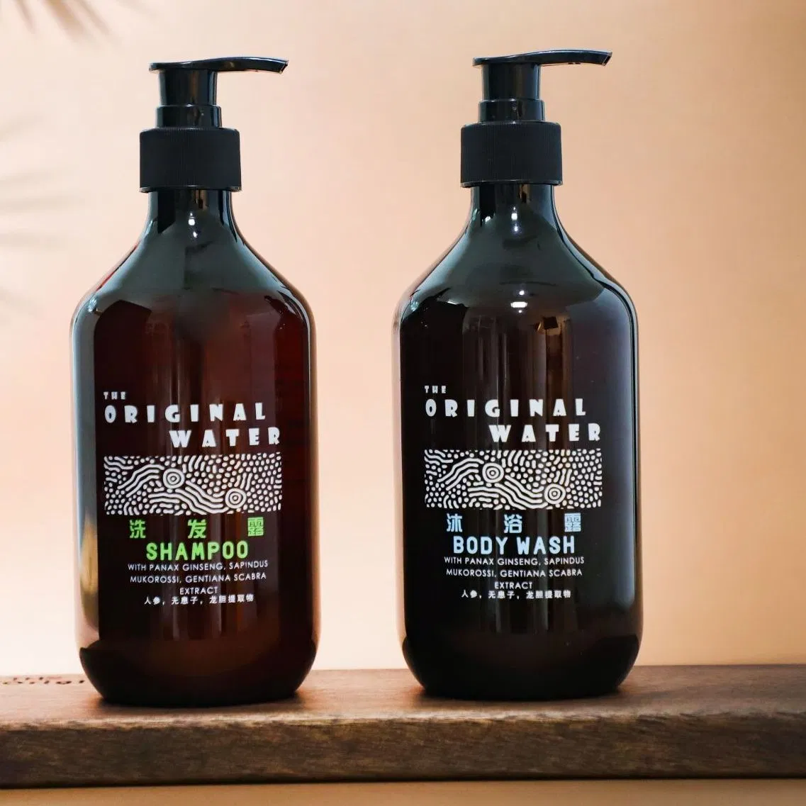 Original Premium Luxury Hospitality-Grade Toiletries Supply Shampoo and Conditioner Set