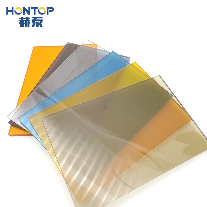 Clear 4X8FT Transparent Embossed Anti Scratch Diamond Crystal Board PC Frosted Policarbonato Plastic Panel Roofing Solid Textured Polycarbonate Sheet