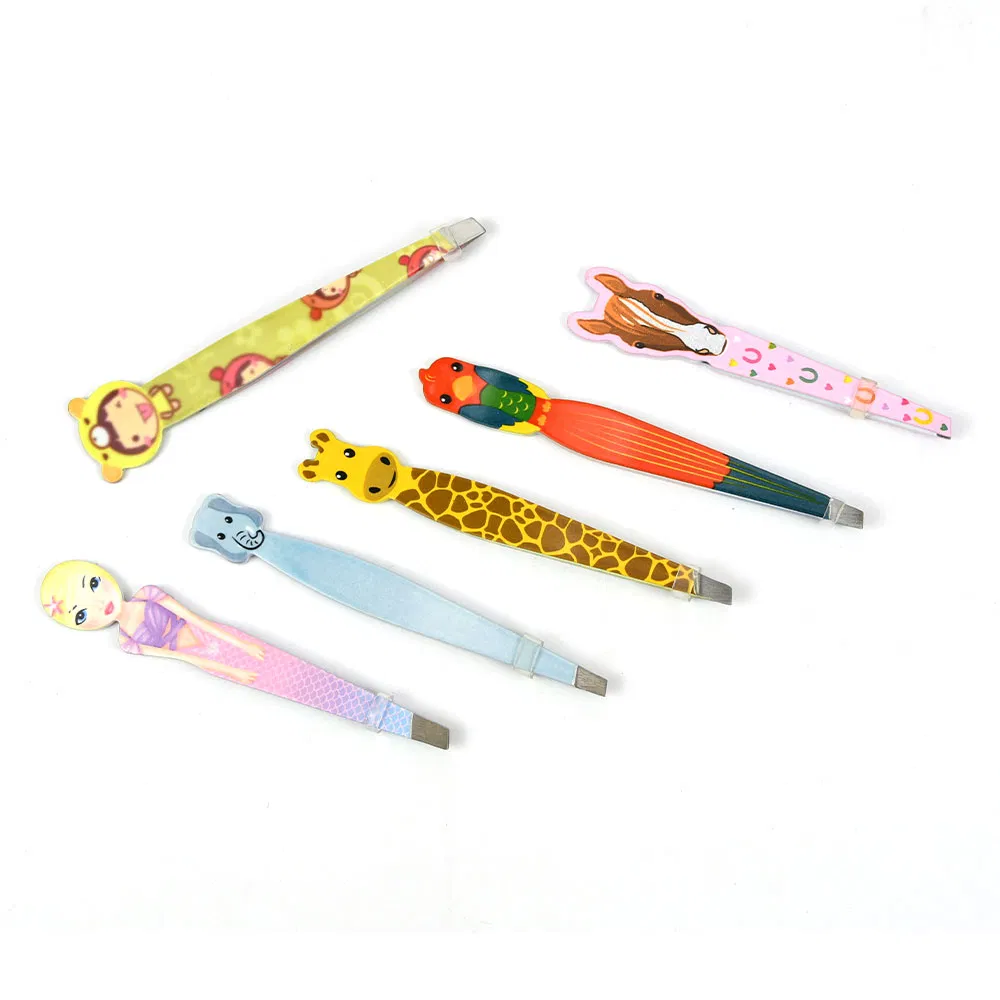 Eyelash Tool Cute Eyebrow Tweezers in Animal Shape for Girls
