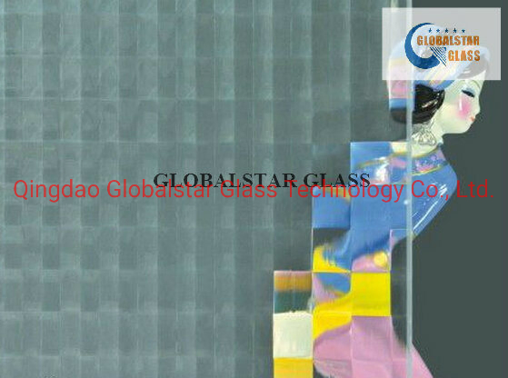 Clear Flame Pattern Glass/Clear Flame Figured Glass/Clear Flame Rolled Glass