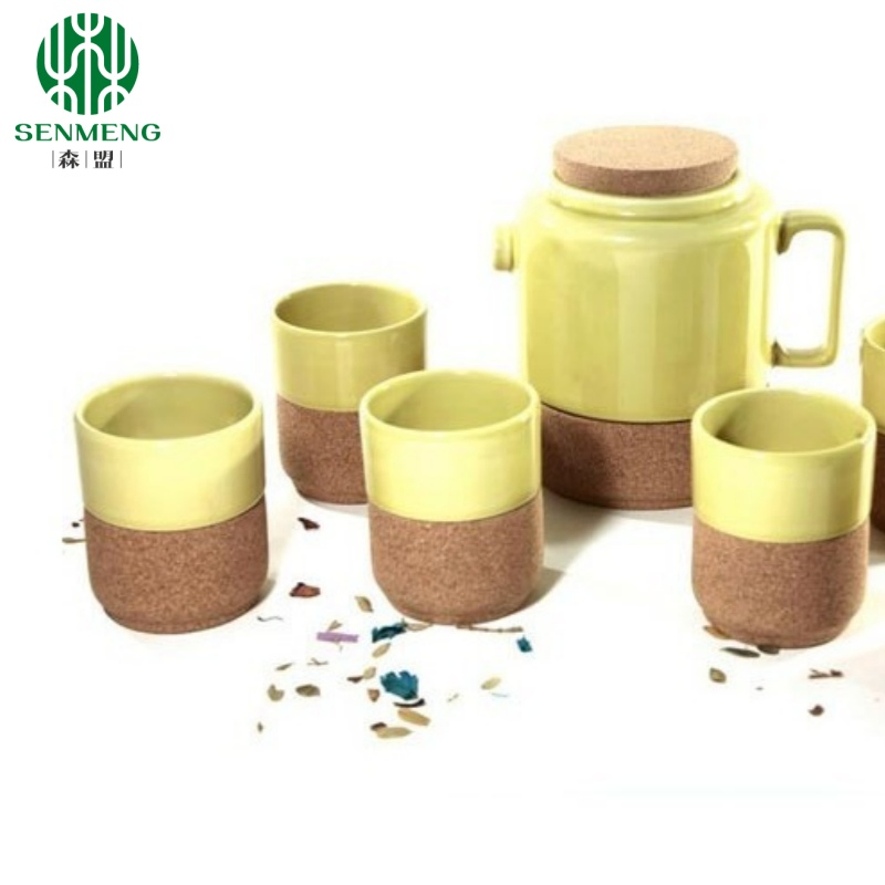 Lightweight Cork Bottom for Hot and Cold Beverage Cups Cork Base