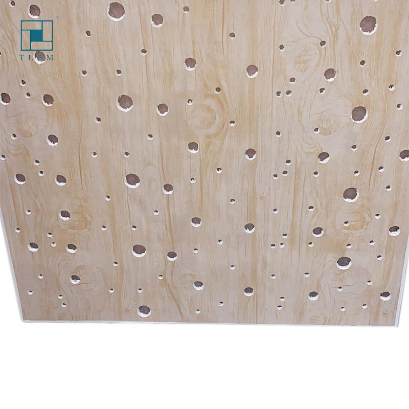 Perforated PVC Gypsum False Ceiling Board Plaster Board Price Design