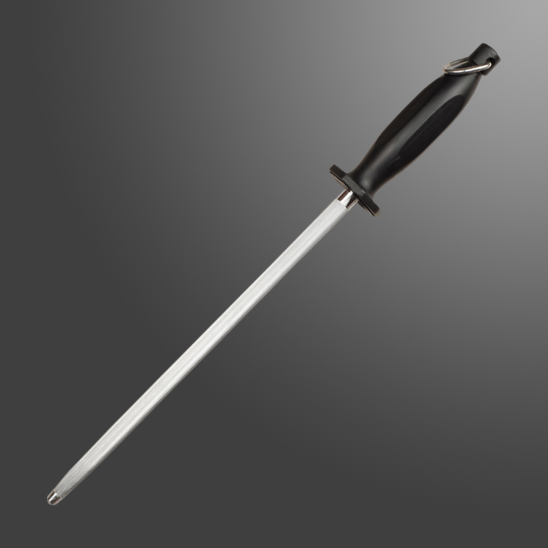 Oval Knife Sharpening Steel Sharpener Rod Stick File Butchers