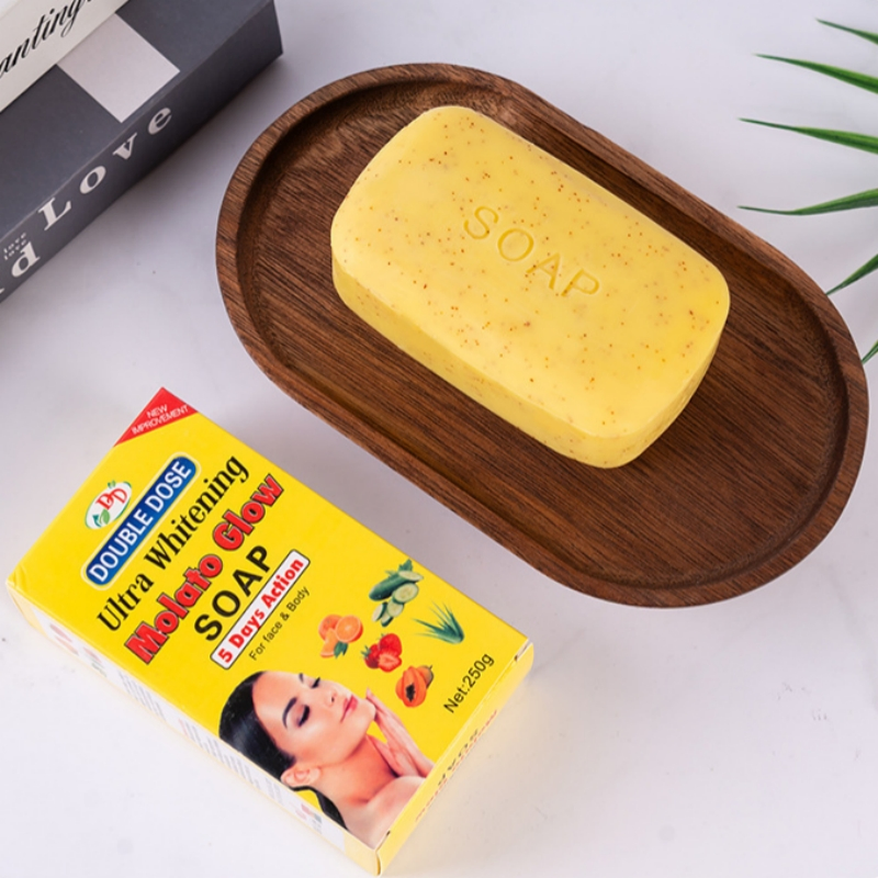 Double Dose Ultra Whitening Molato Glow Bath Soap Custom OEM Wholesale