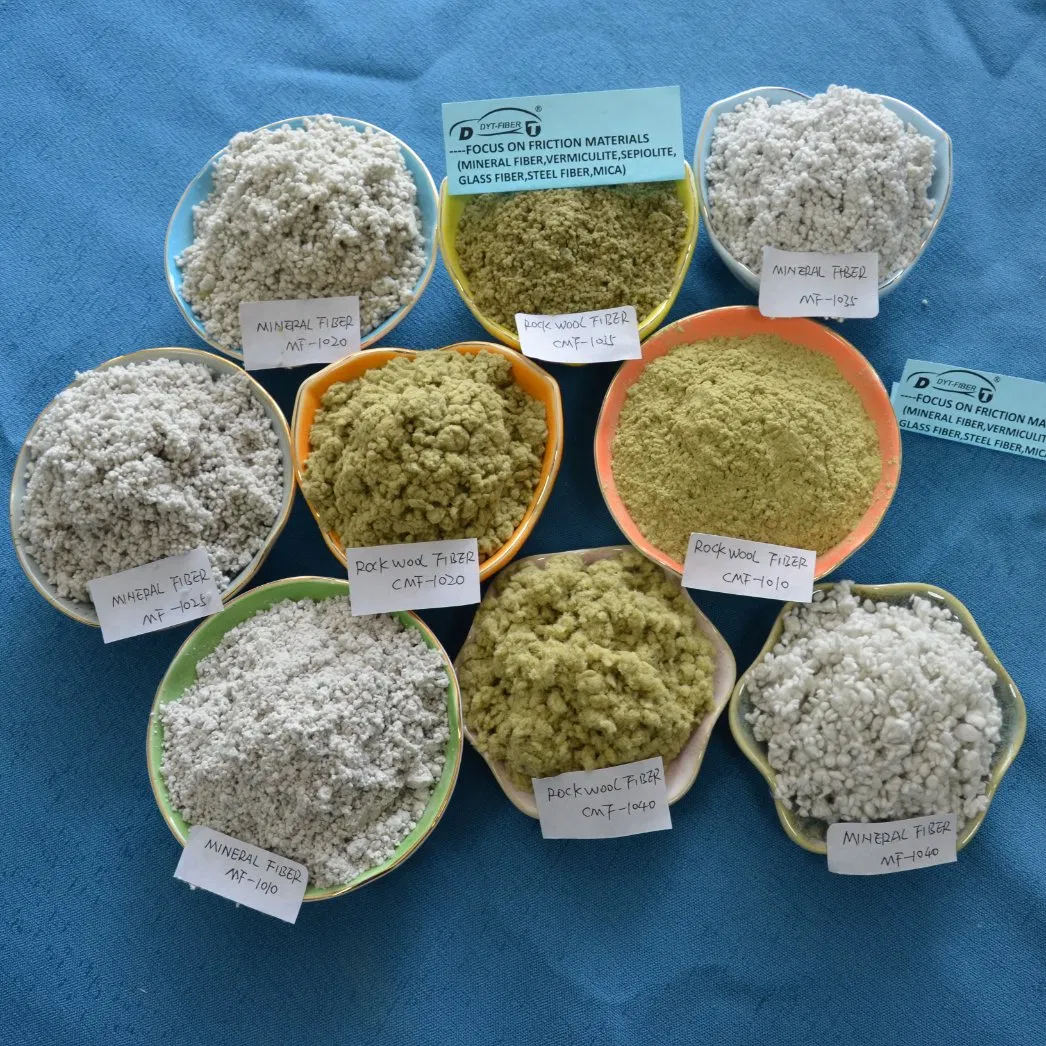 Rock Wool Fiber No-Asbestos Cellulose Fiber Mineral Fiber for Manufacturing Brake Pads