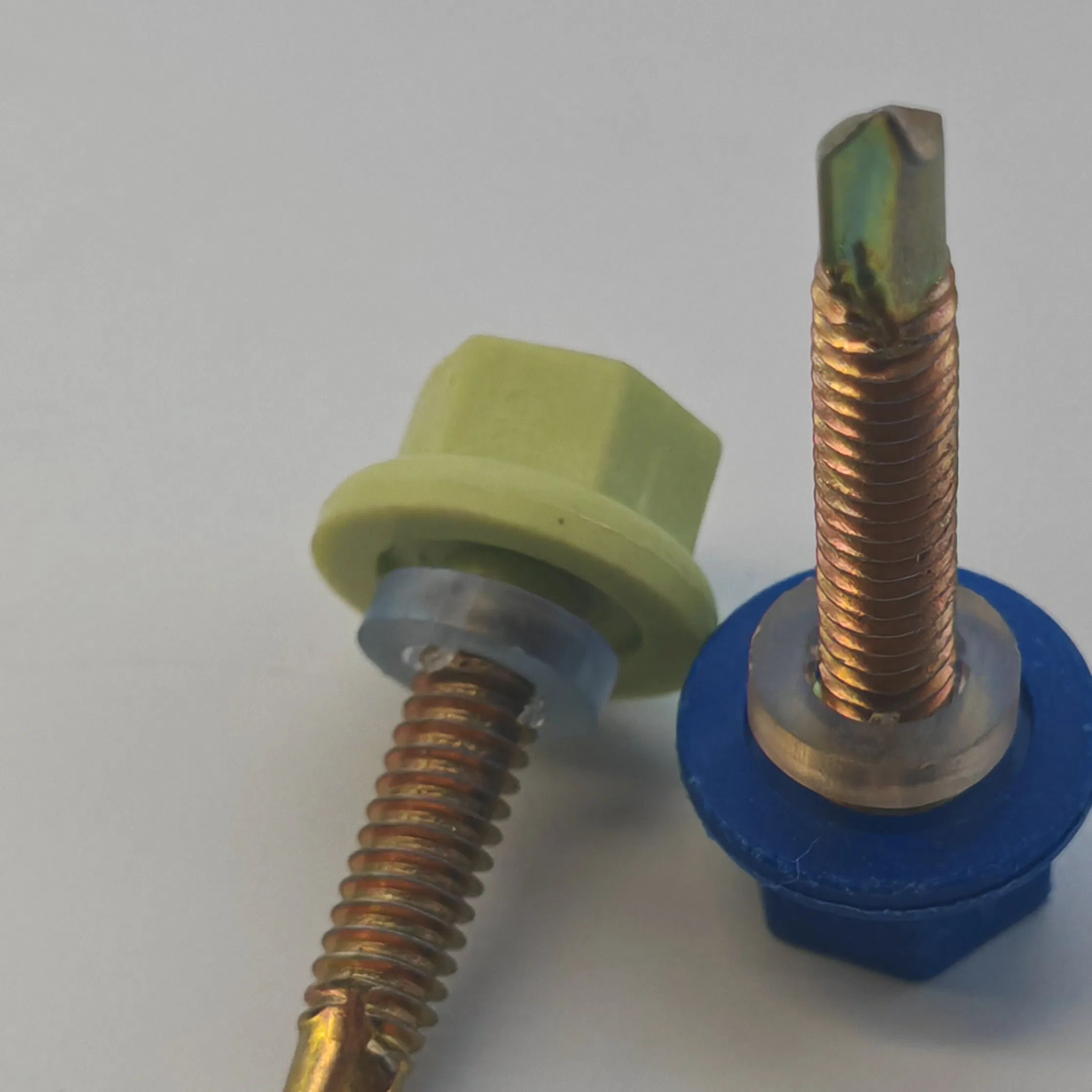 Саморез по металлу шестигранный с прессшайбой, оцинкованный