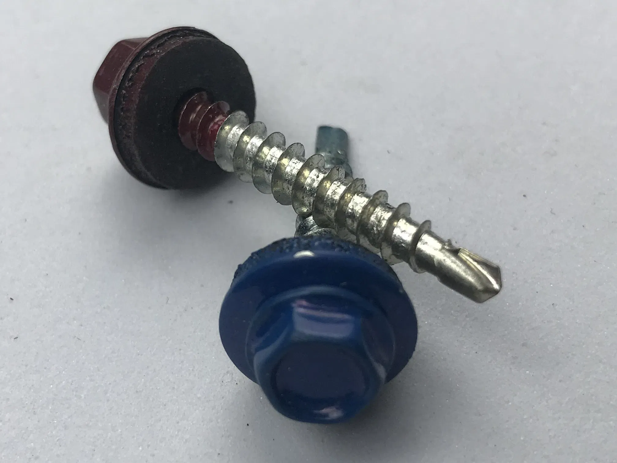 Colored Self Drilling Screw for Metal with EPDM Washer
