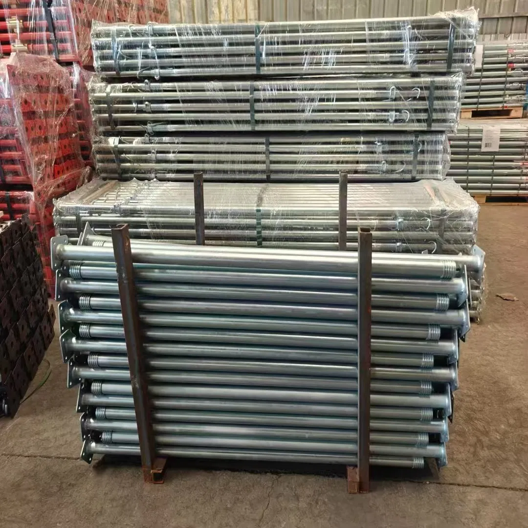 Easy Installation Q345 Steel Telescopic Tubular Steel Prop Galvanized Steel Acrow Props for Beam Formwork
