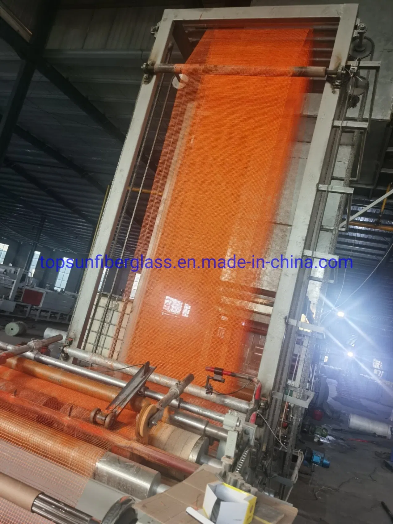 Fire Retardant & Fireproof Material Glass Rock Wool Materials 100GSM 5mm× 5mm Fiberglass Mesh