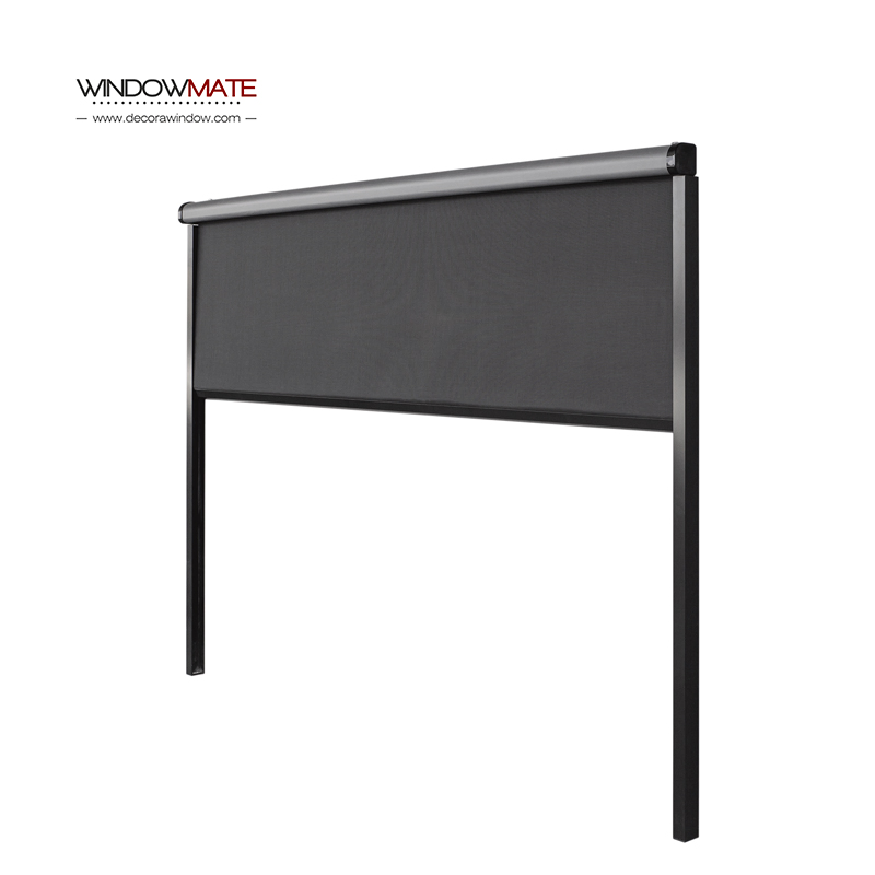 Motorized Zipscreen Roller Blind Factory Price Windproof for Patio Sun Shade