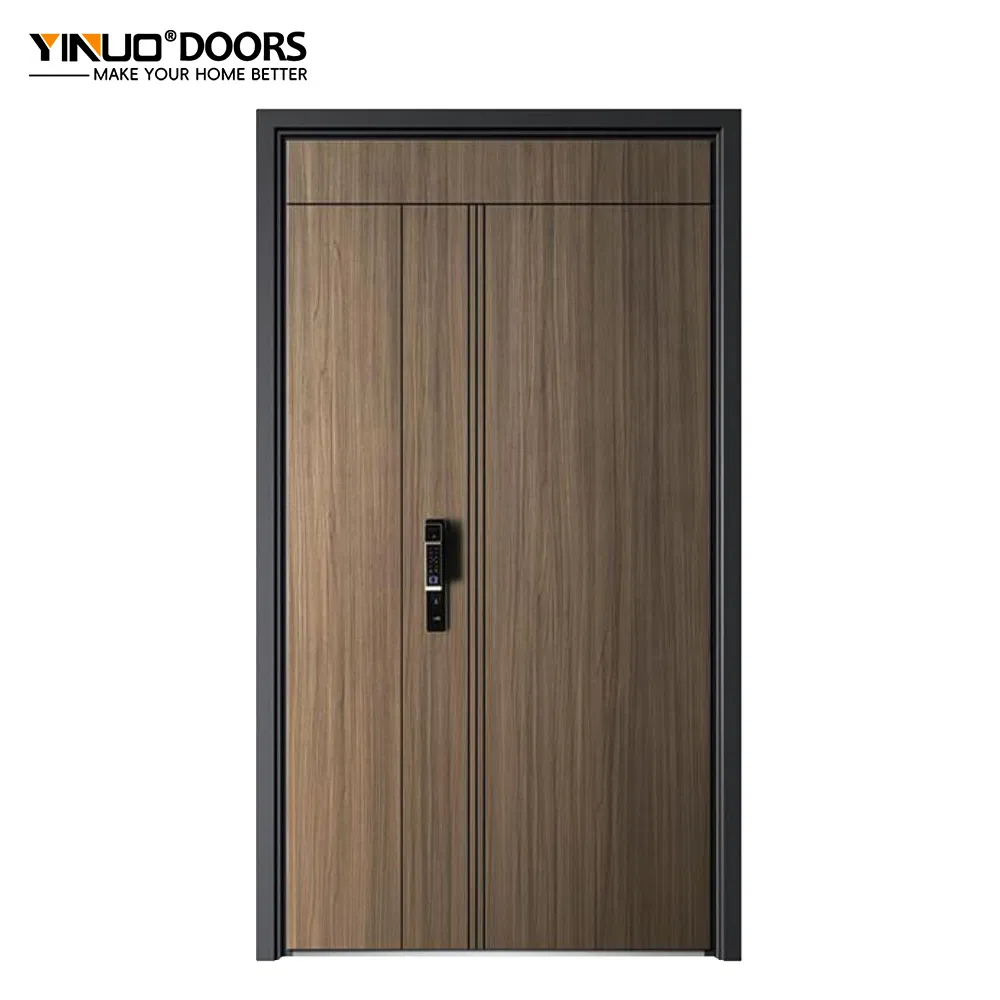 Входная стальная дверь с лазерной гравировкой и дистанционным замком