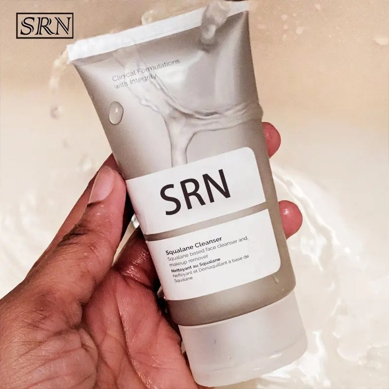 Private Label Squalane Deep Cleansing Nourishing Daily Gentle Face Skin Wash Makeup Remover 2 in 1 Cleanser