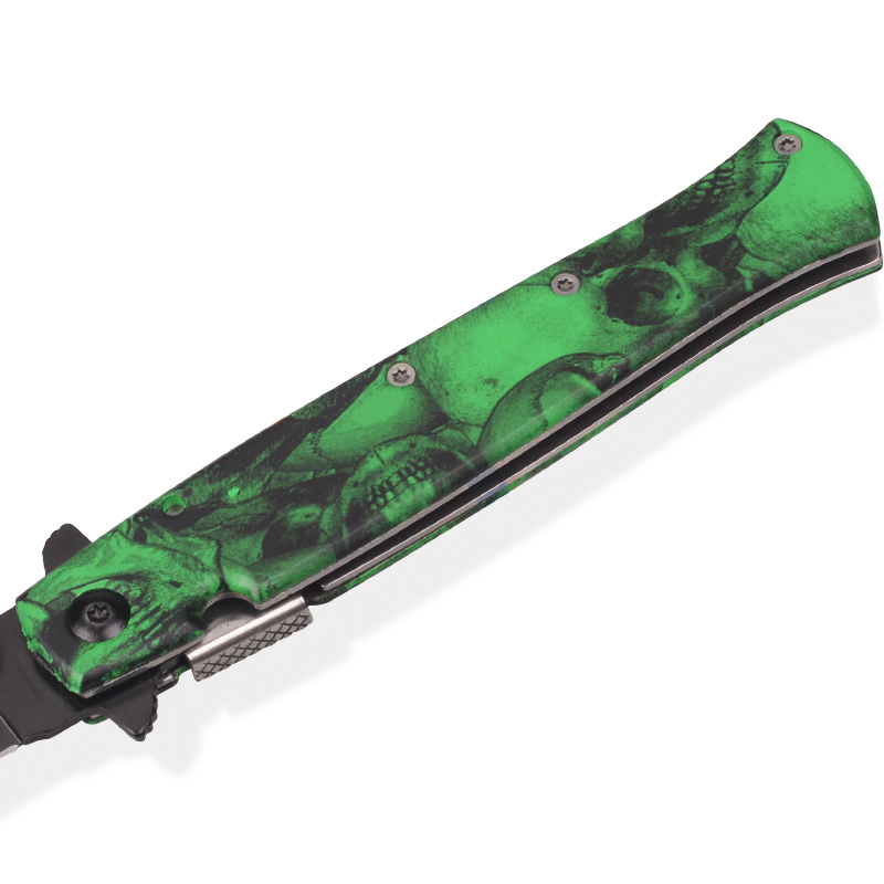 Multi Functional Knife Folding Knife with Camo Handle (#3878)