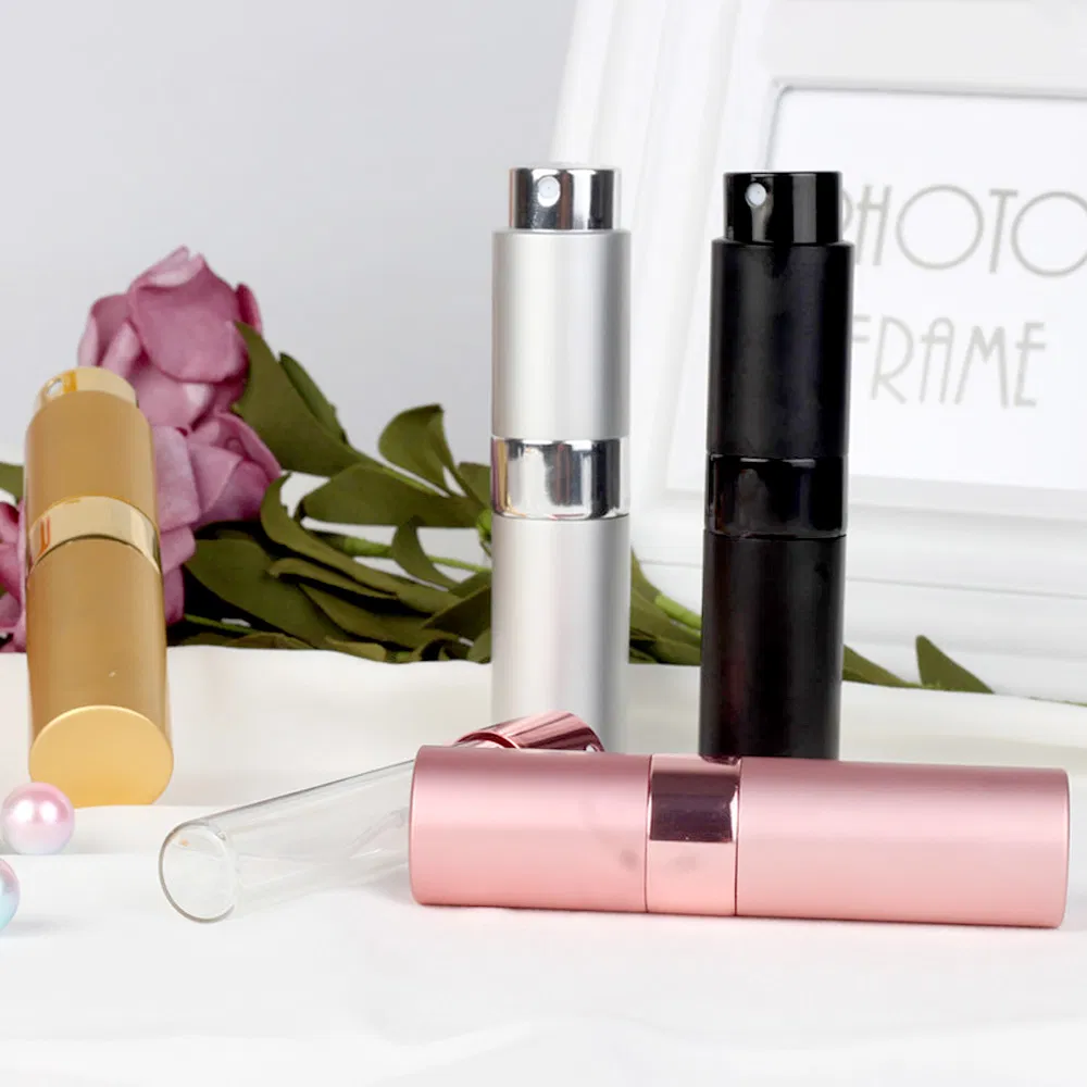 8ml 10ml 15ml Empty Perfume Travel Aluminum and Glass Atomizer Refillable Spray Bottle