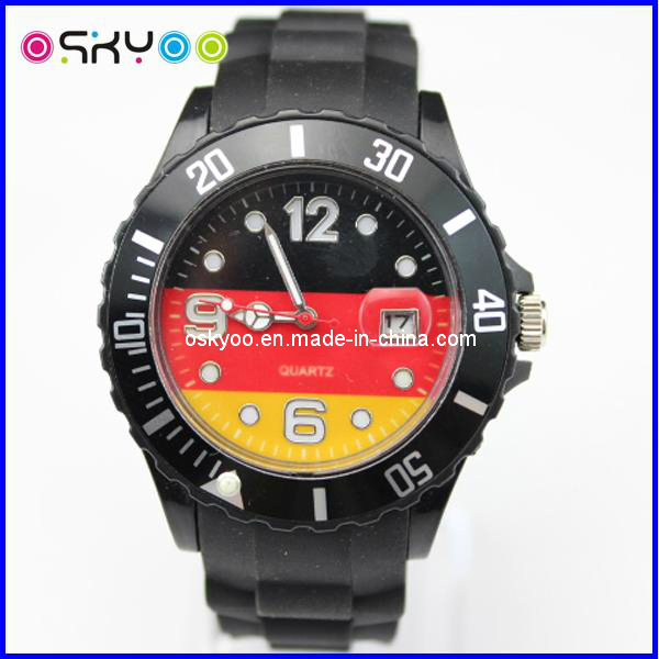 Germany Flag Sport Ladies Men's Watch