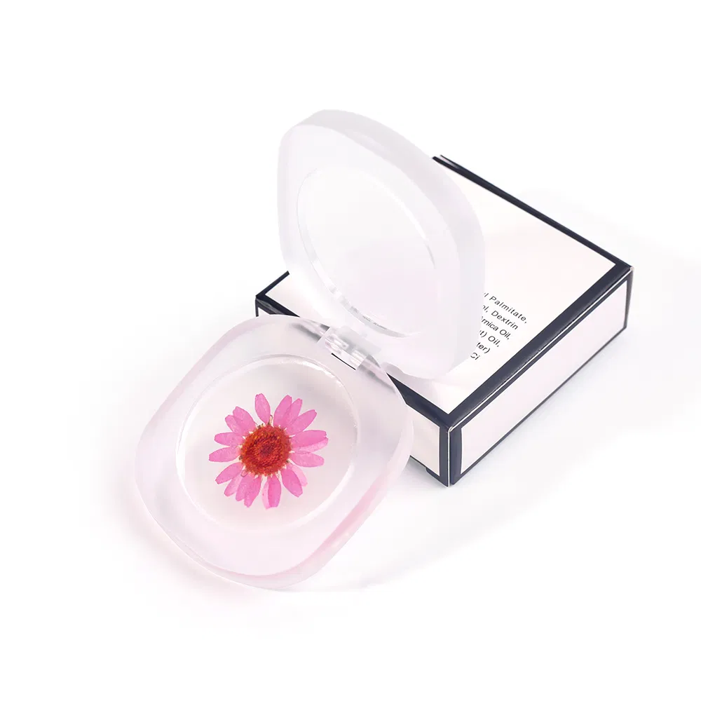 Real Flower Transparent Blush Cream Color Changing Cheek Cosmetic Luxury Long Lasting OEM Blusher