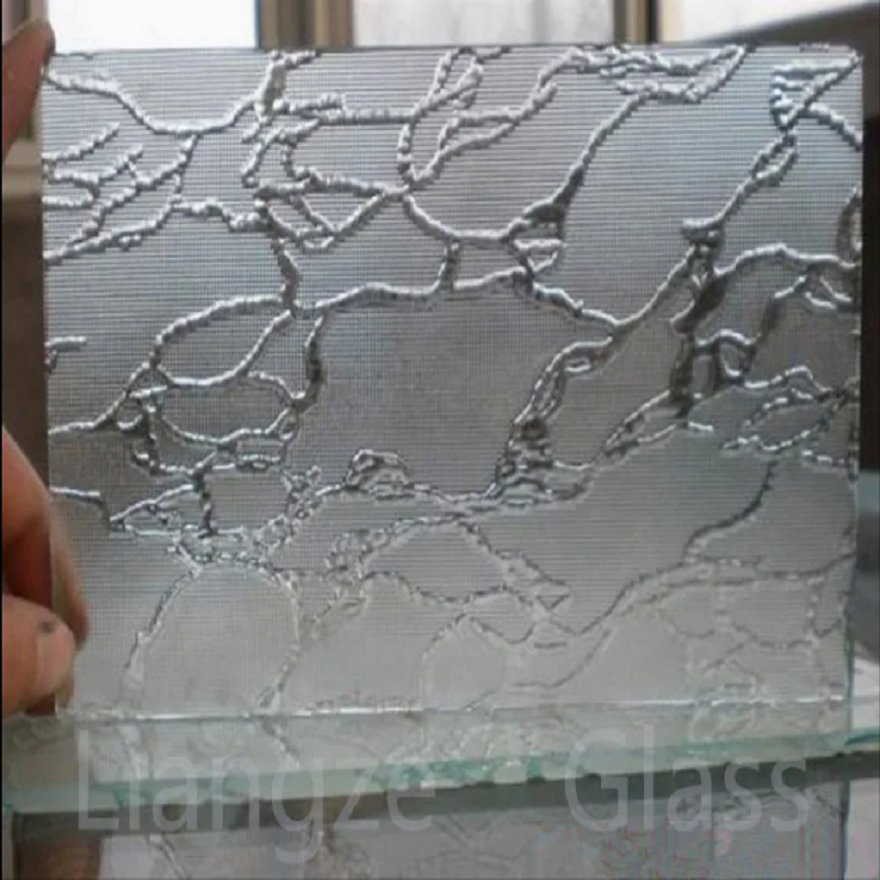 4/5mm Clear or Tinted Patterned Glass /Rolled Glass/Figured Nile Glass for Decoration