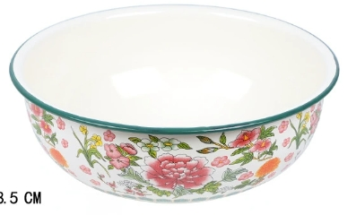 Multi-Purpose Printed Enamel Ingot Bowl