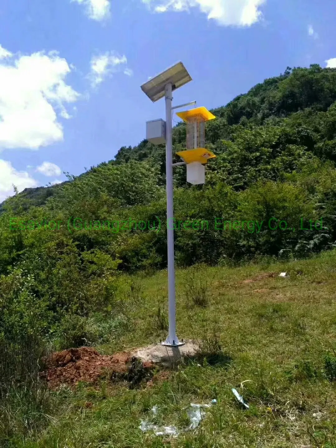 Esavior 15W Solar Pest Killing Lamp Solar Insecticidal Garden Light