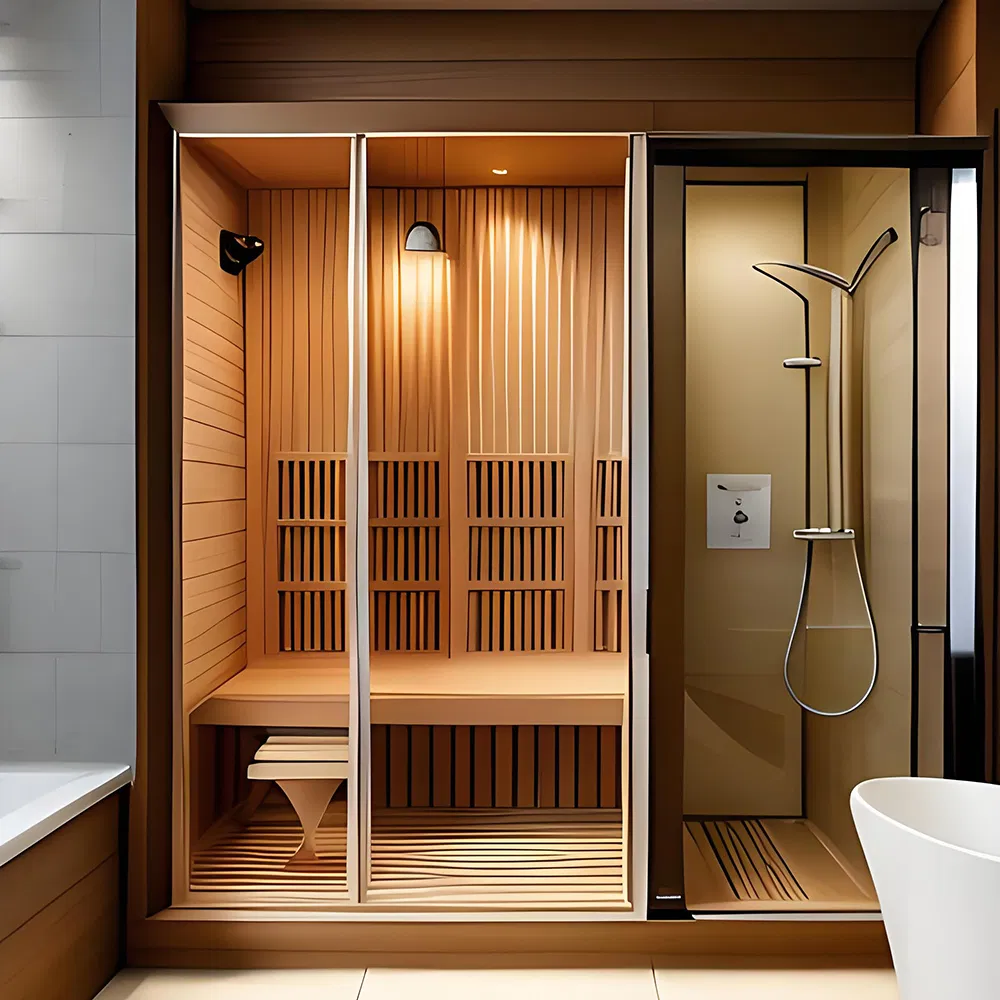 Инфракрасная сауна для дома с Wi-Fi управлением
