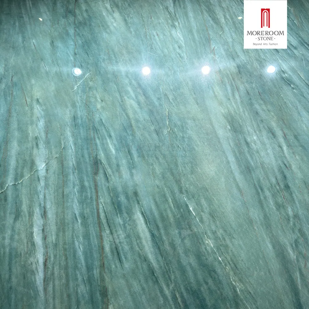 Porcelain Slab Royal Emerald Marble Look Tiles for Classic Style Flooring Design