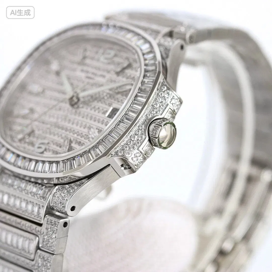 High Quality Men Gift Gentleman Waterproof Stainless Steel Automatic Wrist Moissanite Watch 1: 1 Wholesale Designer AAA Replica