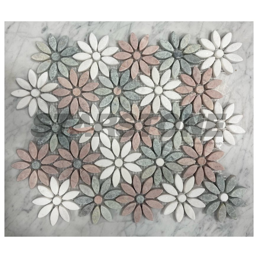 Мозаика из натурального мрамора для стен и пола