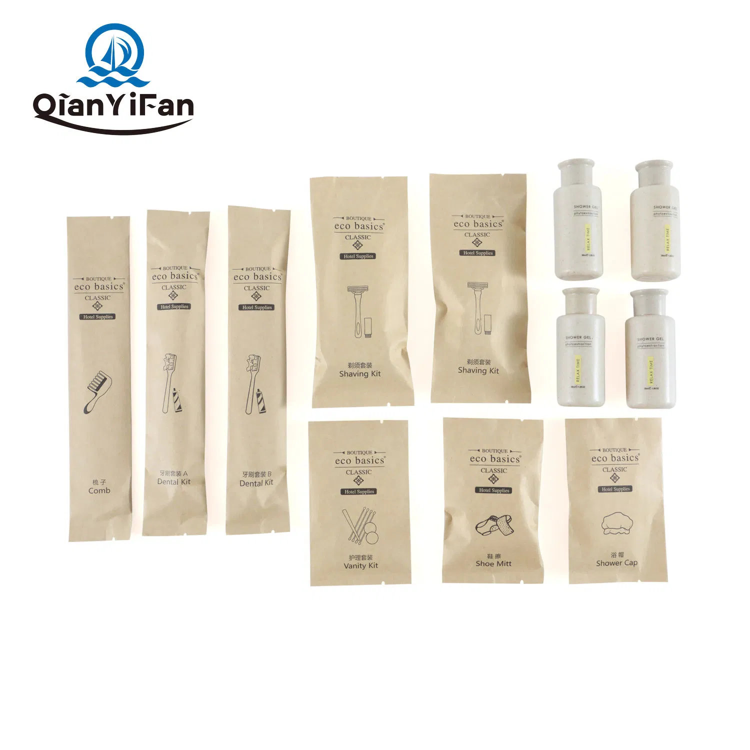 OEM/ODM Travel Toiletries Set Bulk Wholesale Hotel Toiletries Bathroom Guest Toiletries
