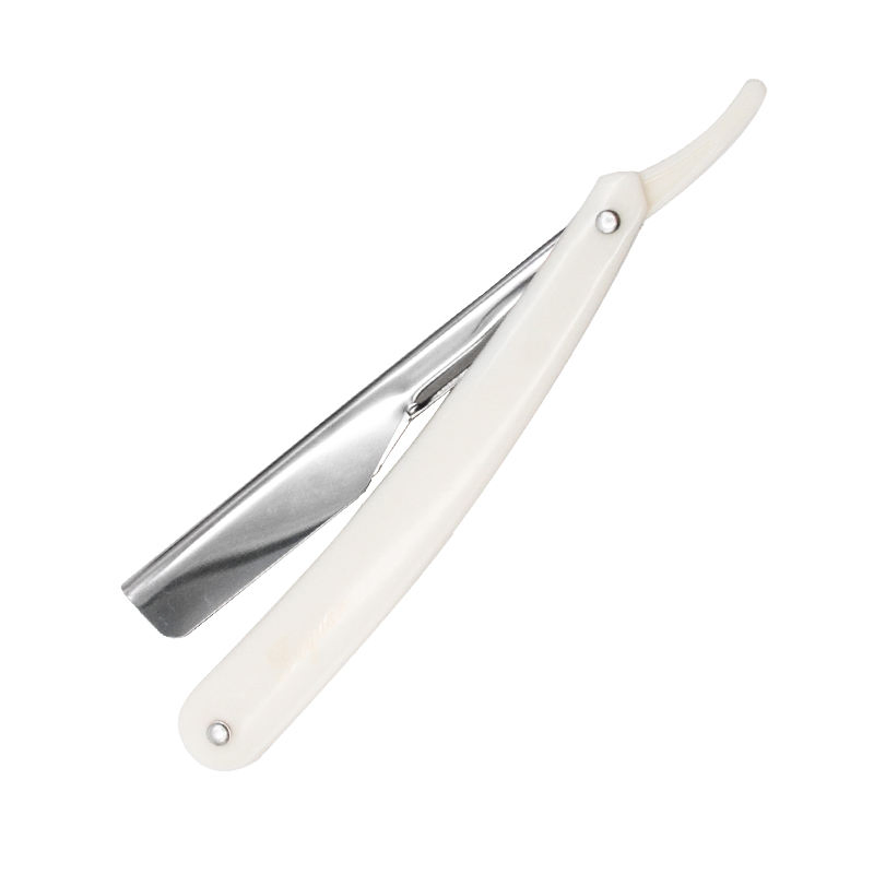 Stainless Steel Cutthroat Professional Shaver Straight Barber Men Single Edge Razor Blades Razor Stand