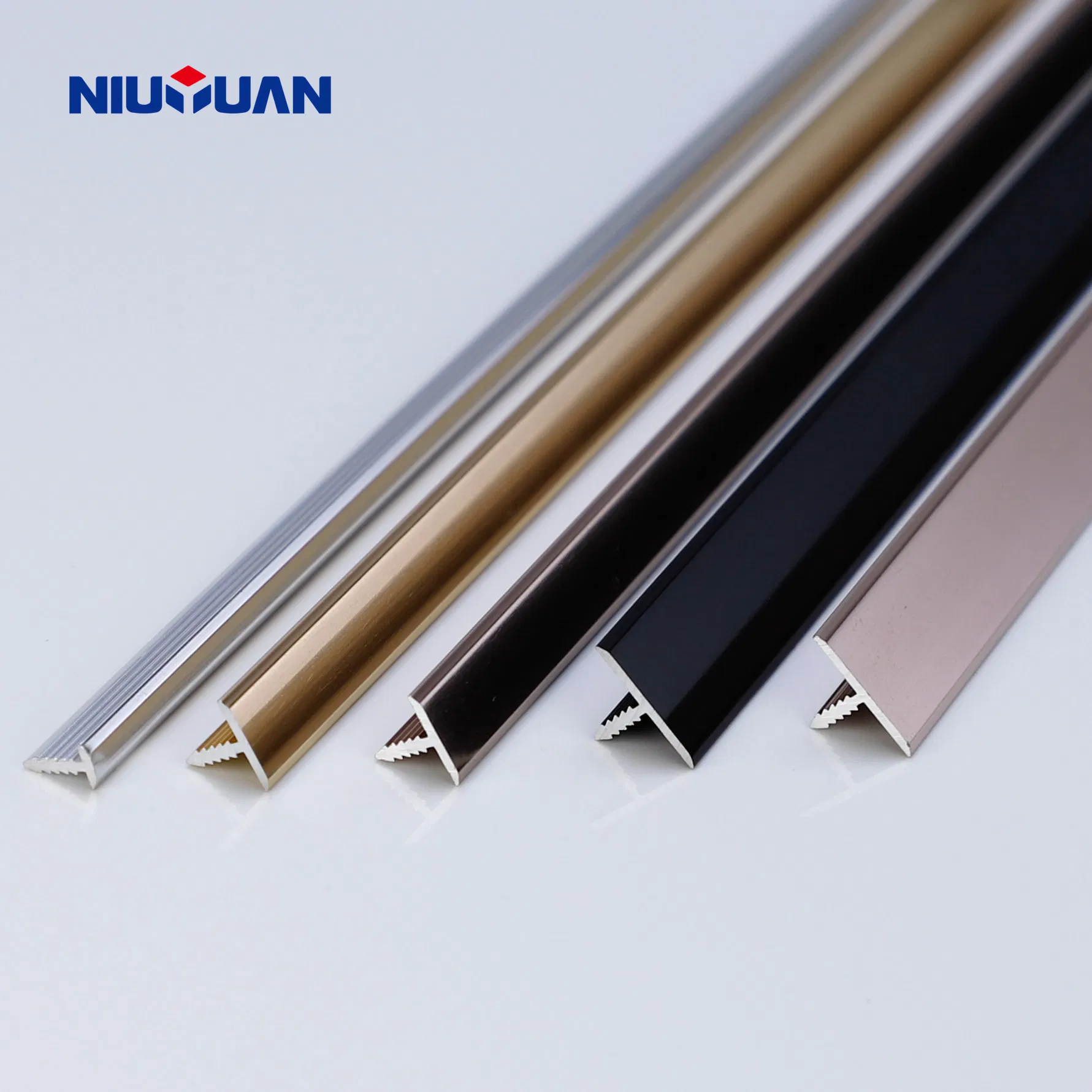Ceramic Tiles Accessories Metal T Shaped Metal Tile Decorative Transition