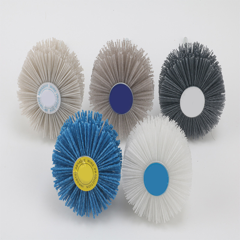 Абразивная щетка круглая высокоплотная для полировки