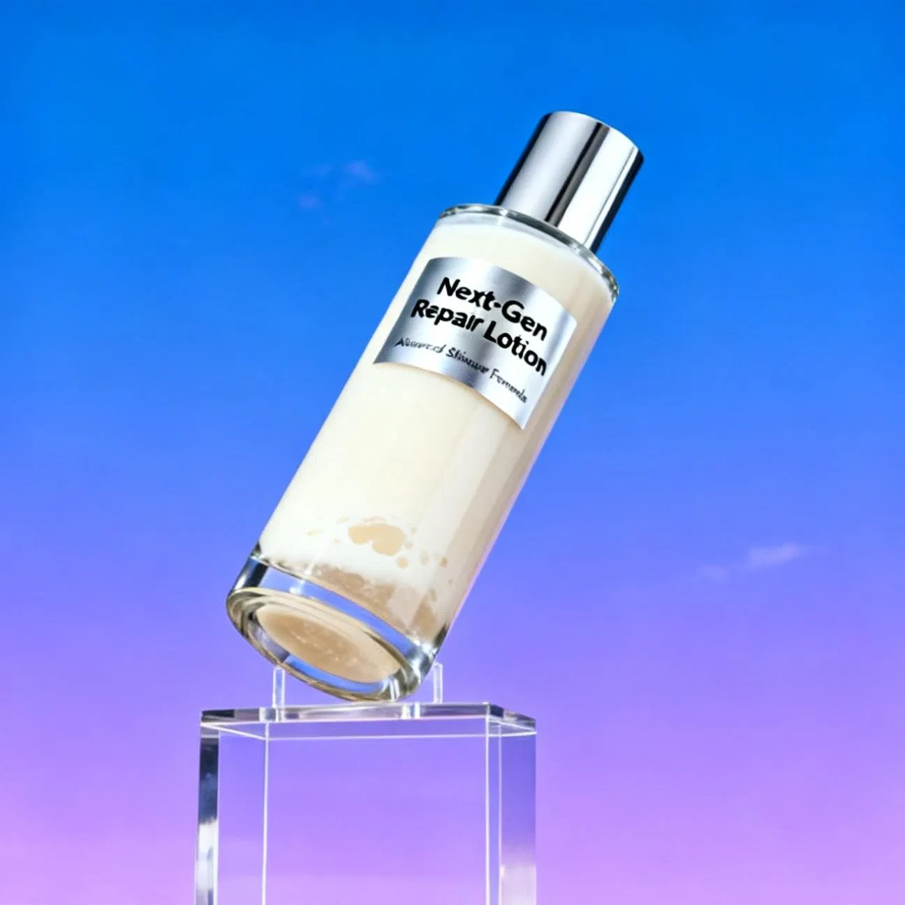 Protective Madecassoside and Panthenol Blue Light Defense Face Lotion for Digital Aging and Skin Stress