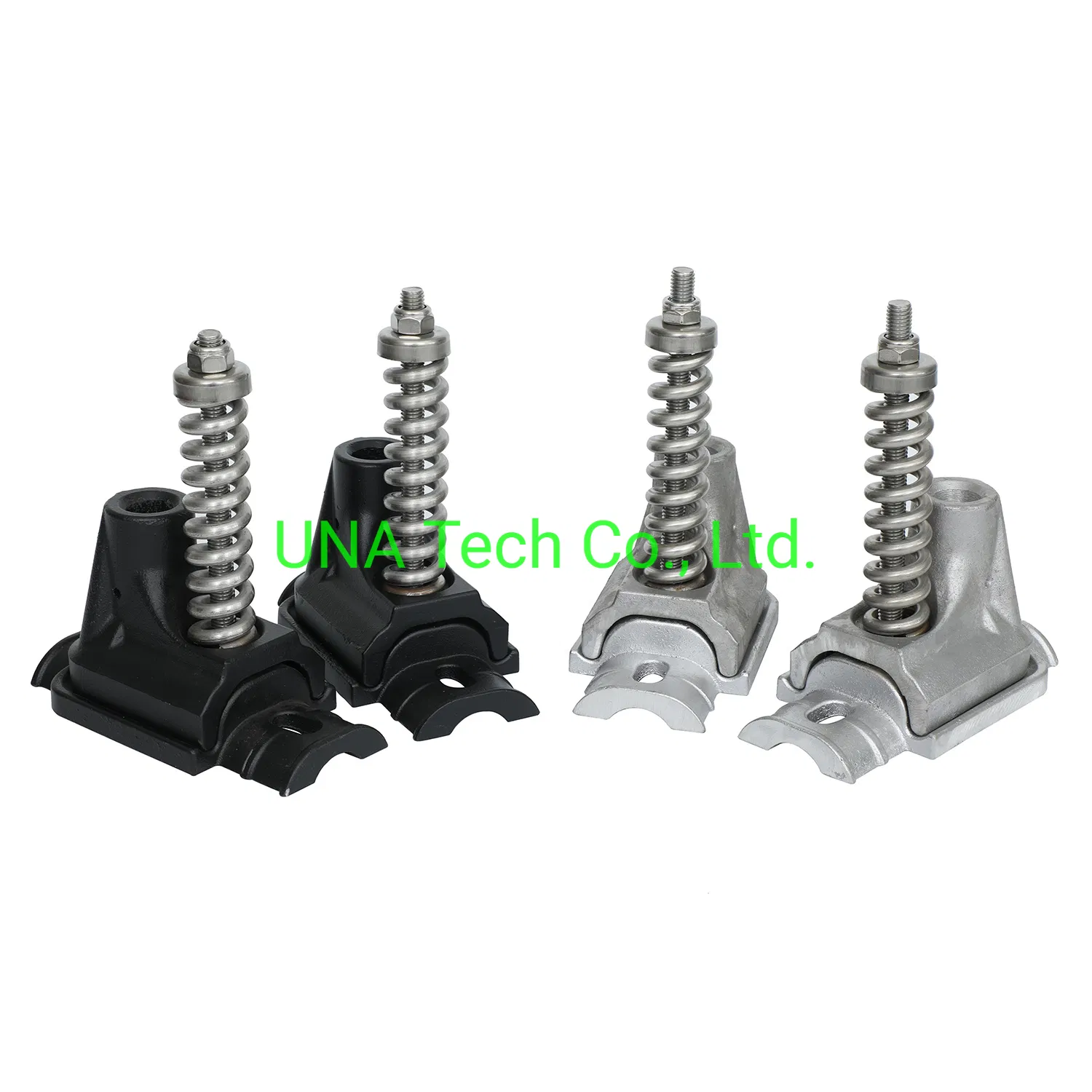 Single Side Spring Loaded Fiber Glass Tube Street Lamp Flag Mechanism with Aluminum Base