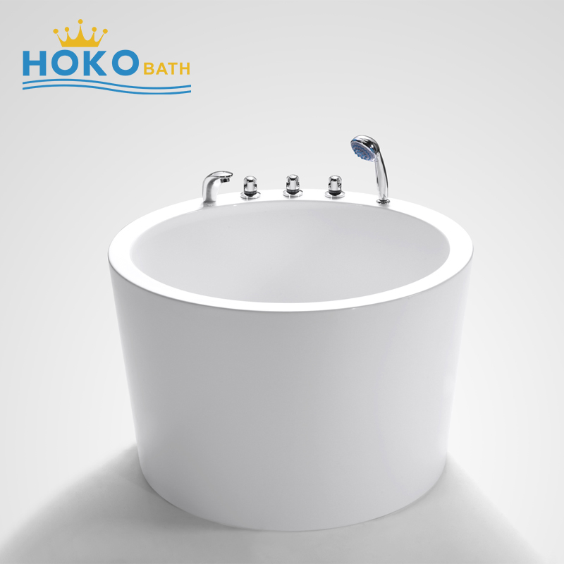 Переносная акриловая ванна овальная HOKO