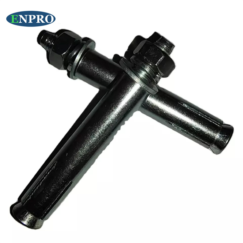 Анкерный болт распорный M8 M10 M12 черный с гайкой