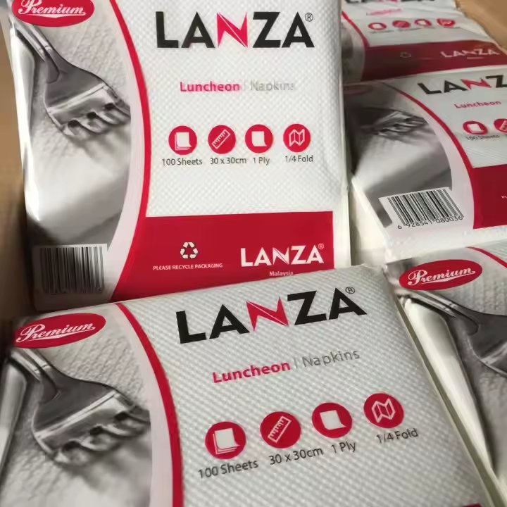 Soft 1-Ply 30*30cm White/Color Napkins for Party, Restaurant