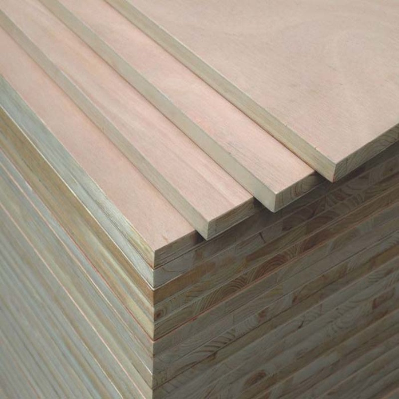 Okoume Face Nailless Pine Core Laminated Block Boards for Sale