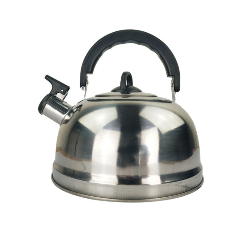 Cross-Border Stainless Steel Flat Bottom Household Sounding Kettle with Logo Print