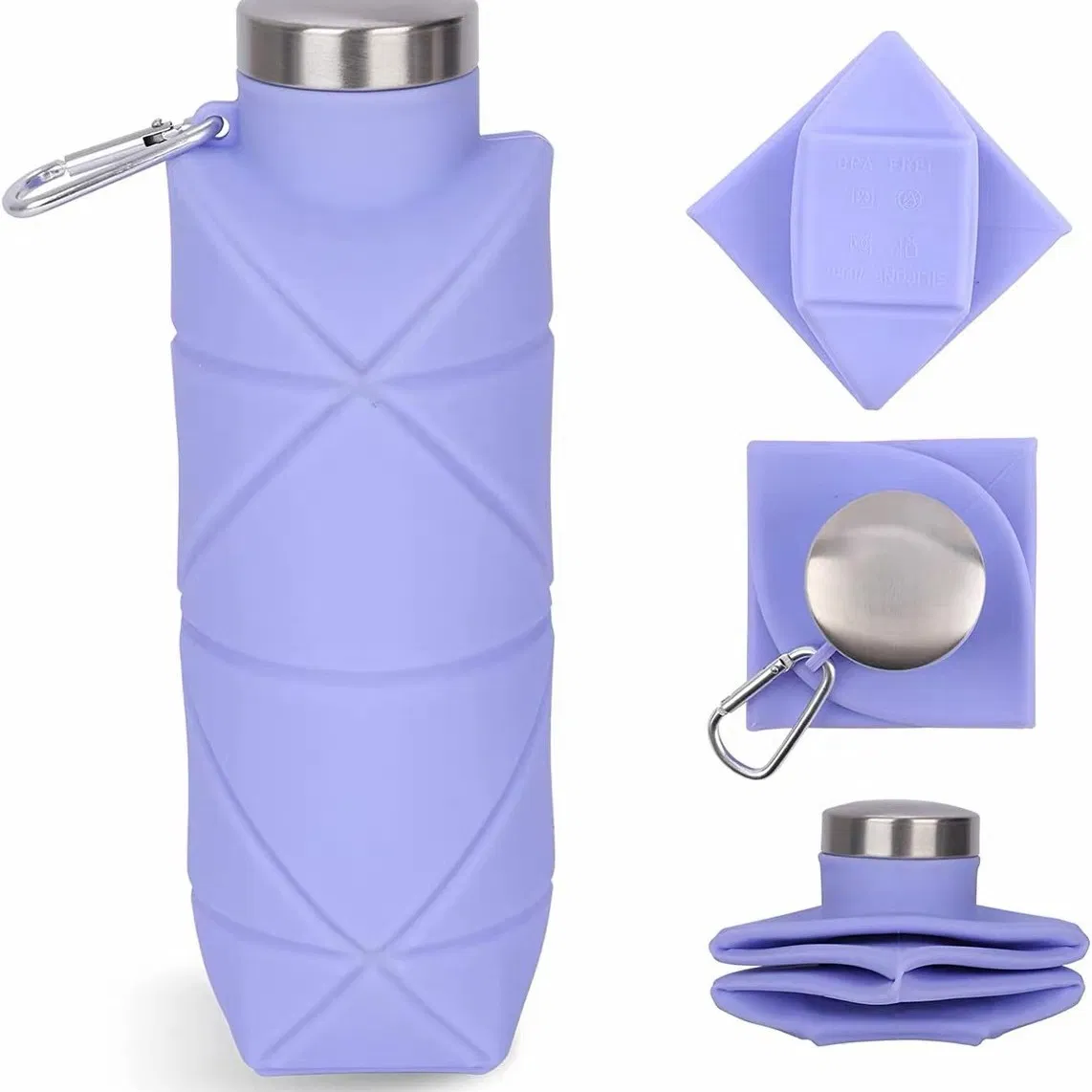 Складная силиконовая спортивная бутылка 26oz