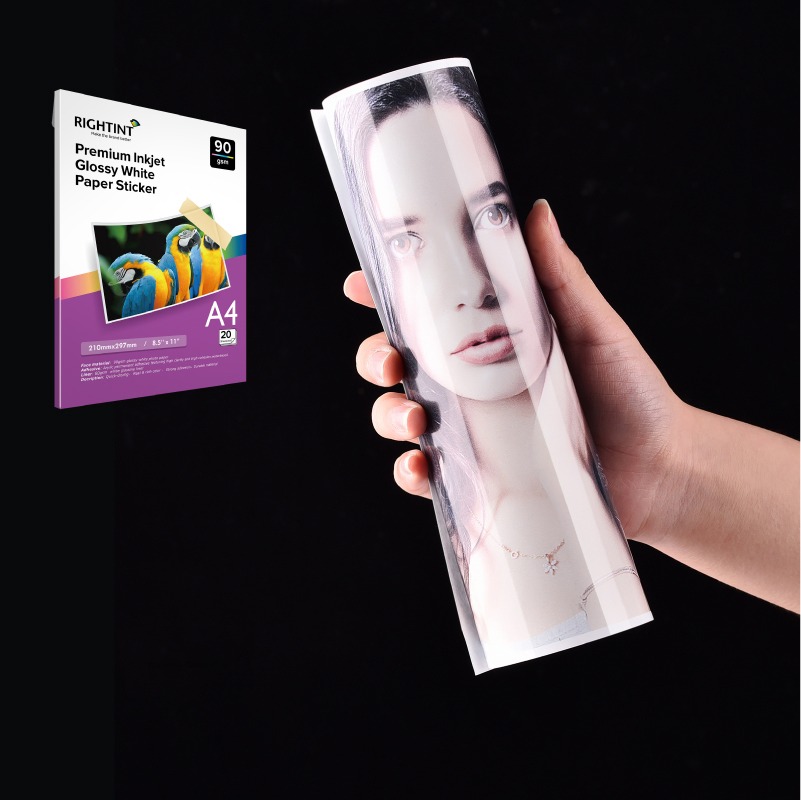 Rightint Art Carton A4, OEM Shanghai "Marketplace" Glossy Photo Paper