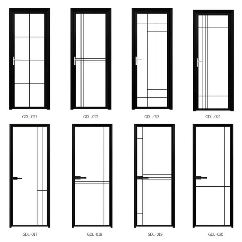Раздвижная стеклянная дверь в стиле амбарной с верхней фурнитурой