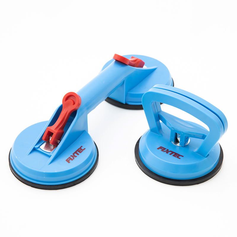 Fixtec Portable Manual Single-Claw Vacuum Suction Cup 40kg Industrial Grade Glass Ceramic Tile Suction Lifter Customized OEM