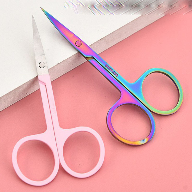 Factory Price 430 Stainless Steel Material Color Titanium Craft Scissors