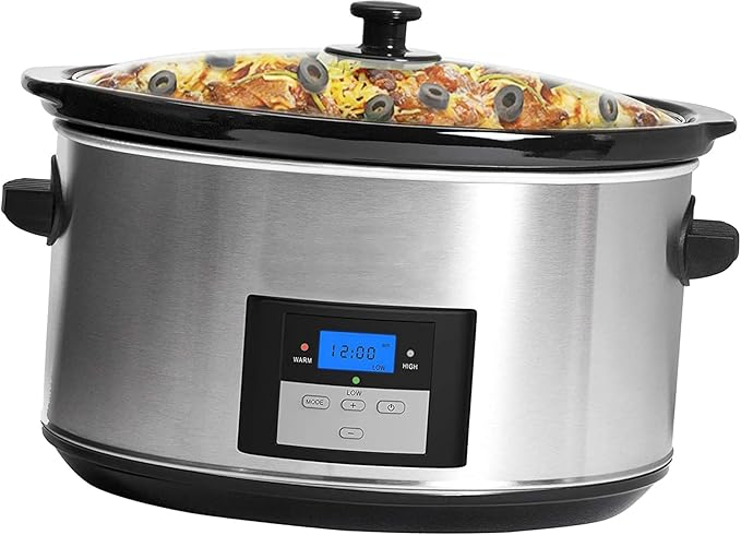 7.0qt Oval Slow Cooker: User - Friendly Features for Stress-Free Slow-Cooking and a More Relaxed Lifestyle