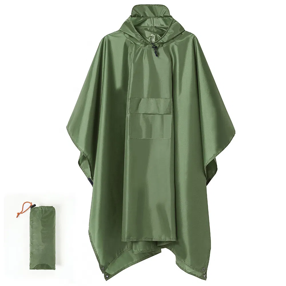 Hiking Poncho Mens Waterproof Lightweight Poncho