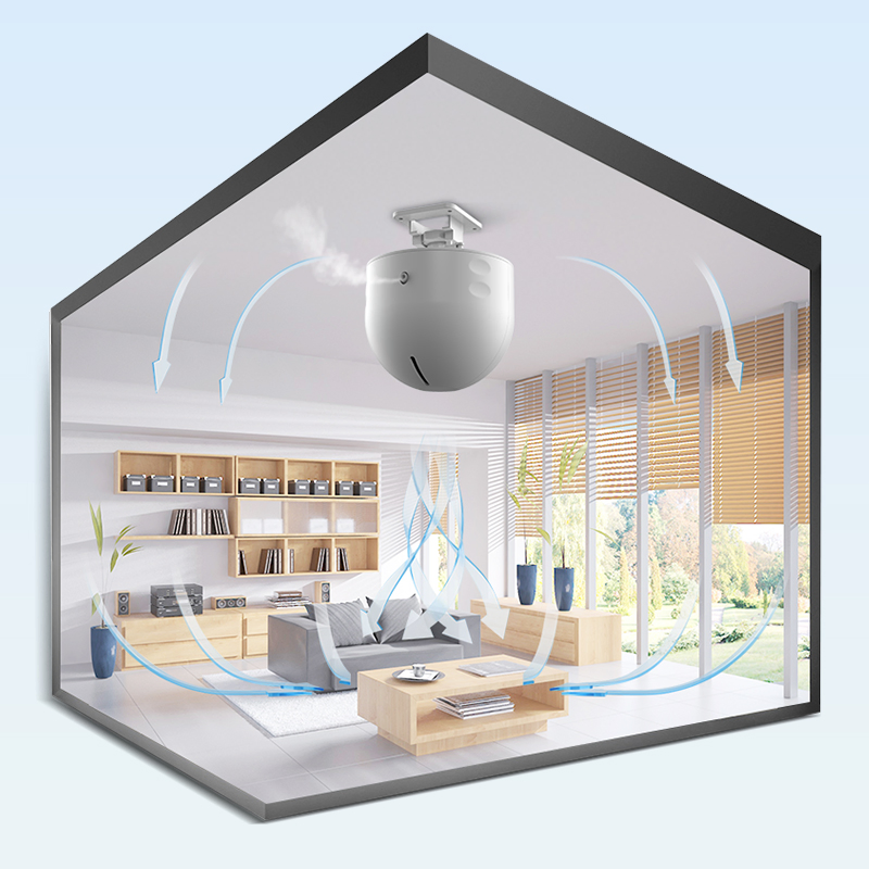 Customized Automatic Fragrance Spray Air Purifier Commercial Ceiling Mounted Aromatherapy Machine