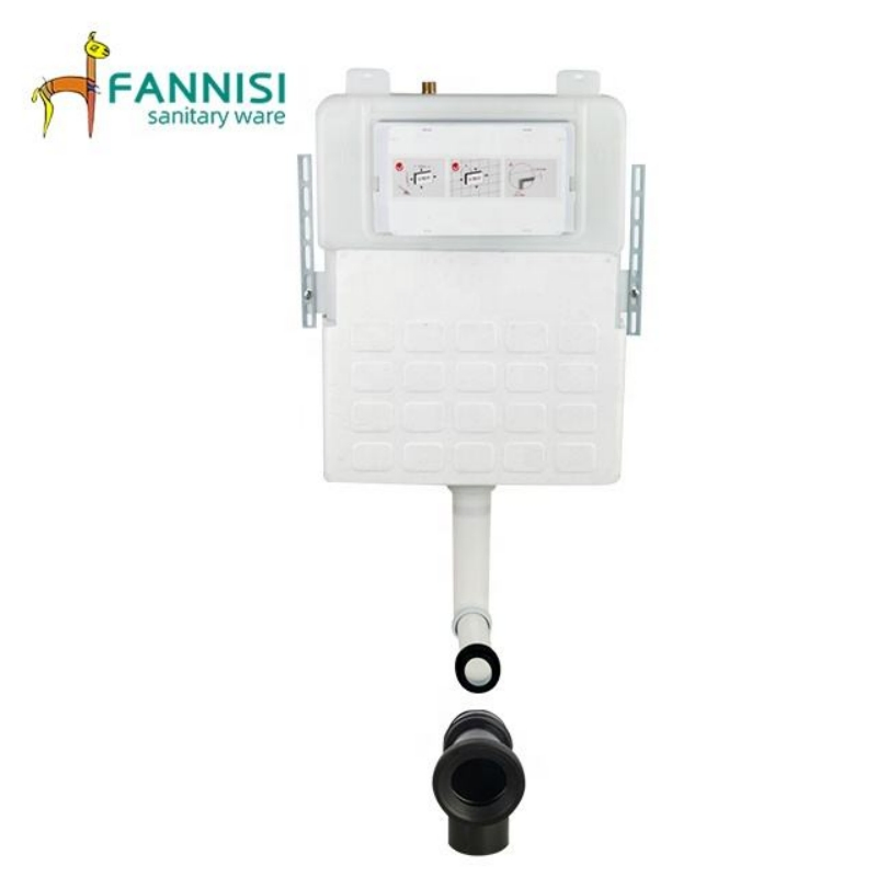 Bathroom Accessories Plastic Toilet Tank for Wall Mounted Toilet